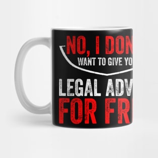 Lawyer Advocate Attorney Law School Graduate Gift Mug